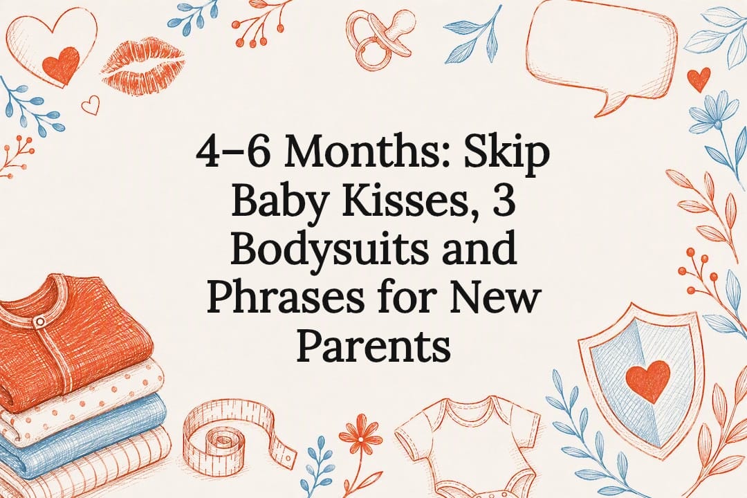 Decorative baby boundary title card illustration