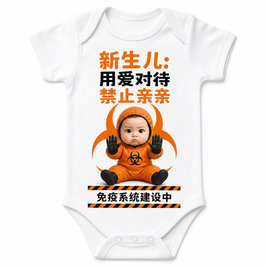 Biohazard Cuteness Bodysuit — Mandarin