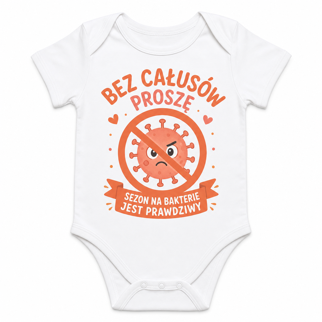 No Kisses — Germ Season Is Real Bodysuit — Polish