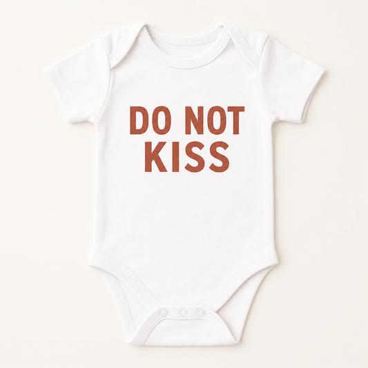 Do Not Kiss Label Onesie — Baby in Every Language