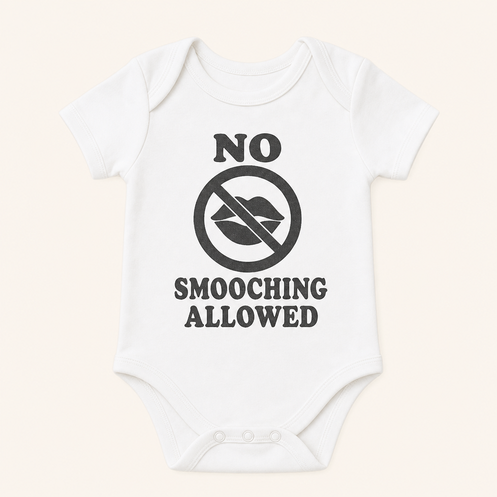 No Smooching Allowed Onesie — Baby in Every Language